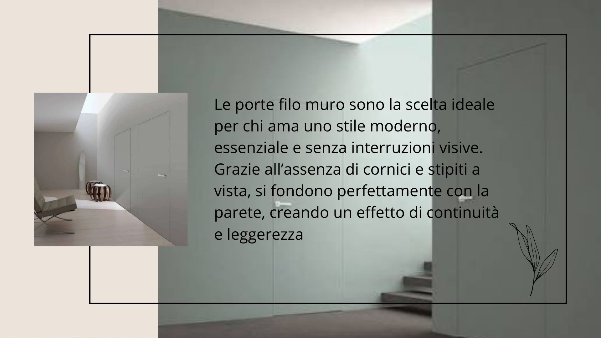 Le porte filo muro 
